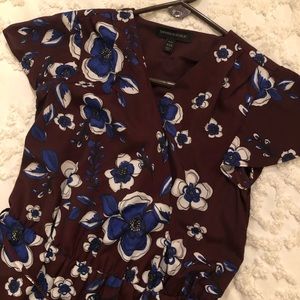 Banana Republic full length floral print dress XXS